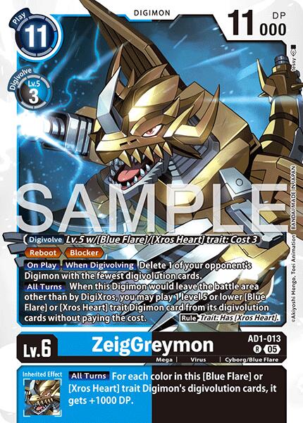 ZeigGreymon [AD1-013] [Advanced Booster Digimon Generation] | Total Play