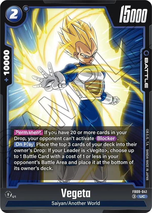 Vegeta (FB09-041) [Dual Evolution] | Total Play