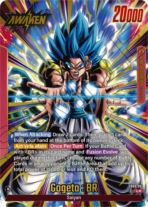 Gogeta : BR (FB09-001) (Alternate Art) [Dual Evolution] | Total Play