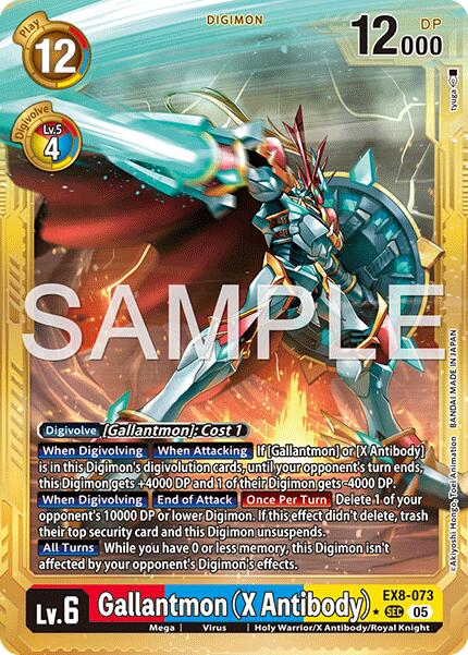 Gallantmon [EX8-073] (X Antibody) (Alternate Art) [Advanced Booster Digimon Generation] | Total Play