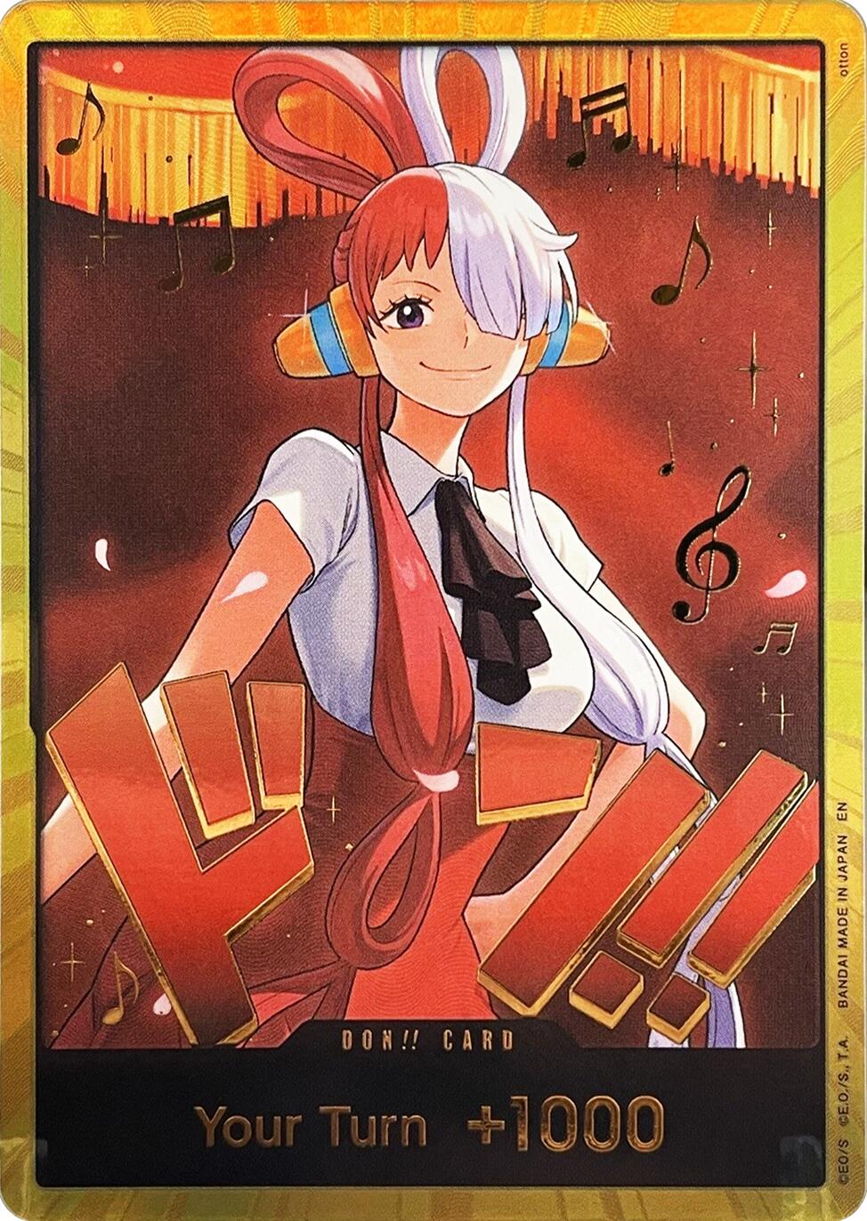 DON!! Card (Uta) (Gold) [Extra Booster: One Piece Heroines Edition] | Total Play