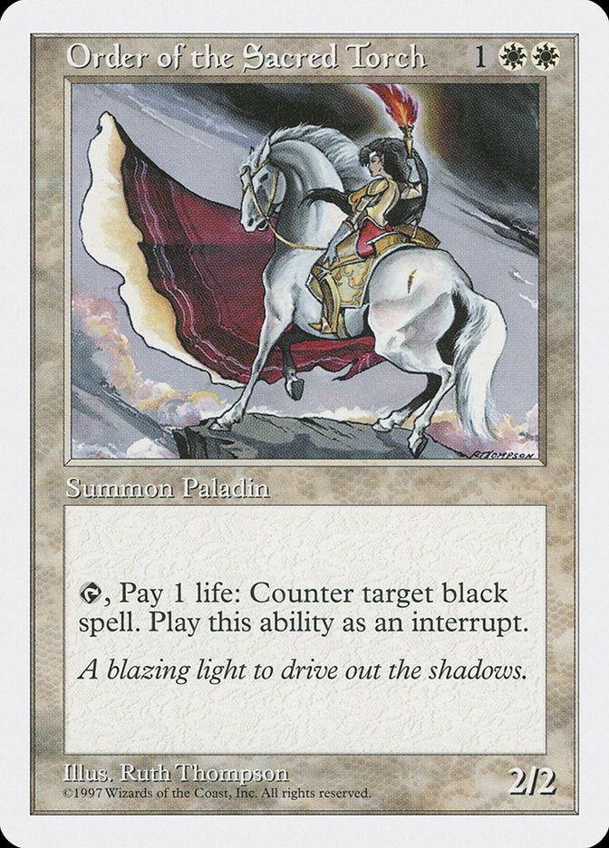 Order of the Sacred Torch [Fifth Edition] | Total Play