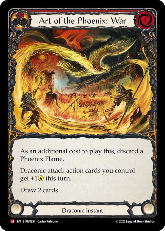 Art Of The Phoenix War (Red) [PEN254] (Compendium of Rathe) | Total Play