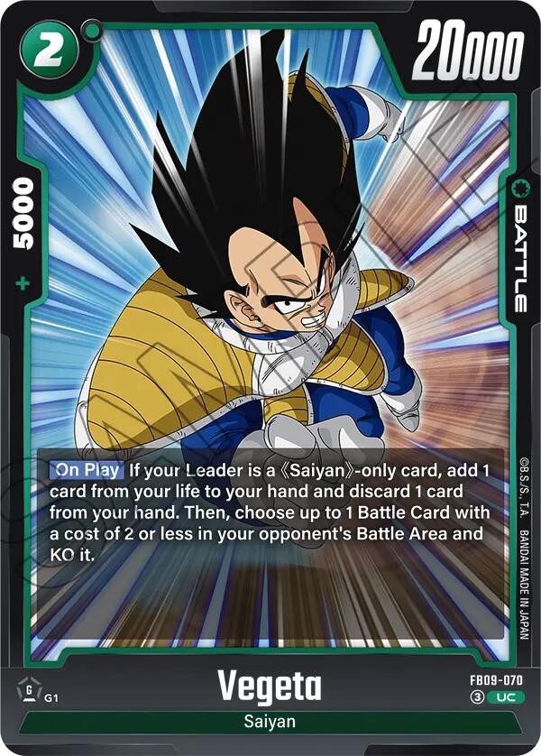 Vegeta (FB09-070) [Dual Evolution] | Total Play