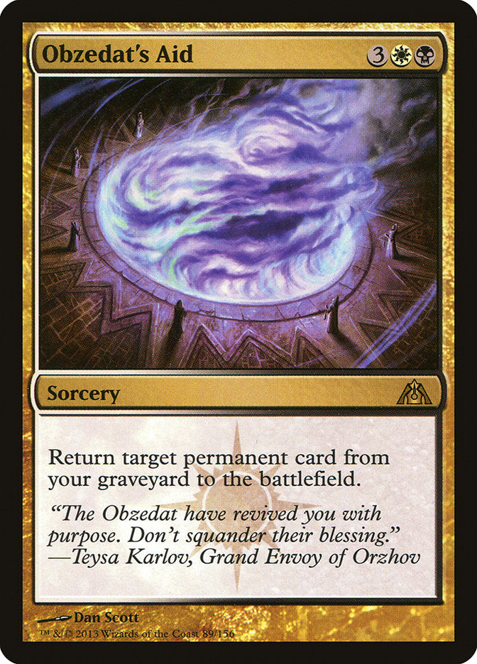 Obzedat's Aid [Dragon's Maze] | Total Play