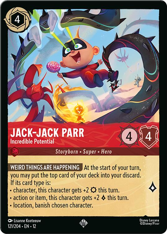 Jack-Jack Parr - Incredible Potential (121/204) [Wilds Unknown] | Total Play