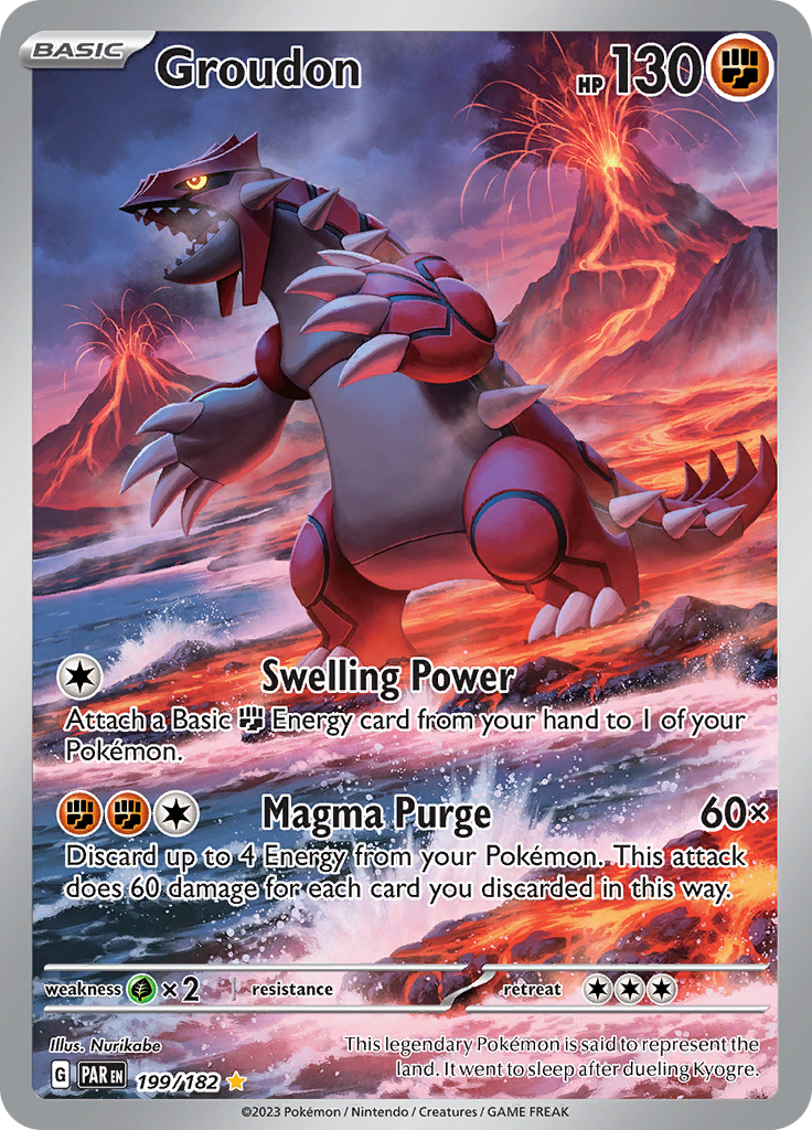 Groudon (199/182) [Scarlet & Violet: Paradox Rift] | Total Play