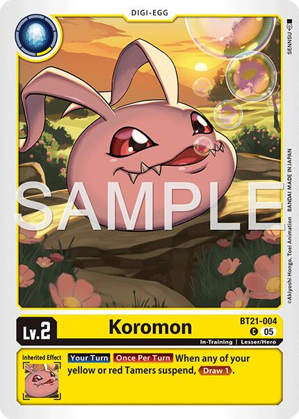 Koromon [BT21-004] [Advanced Booster Digimon Generation] | Total Play