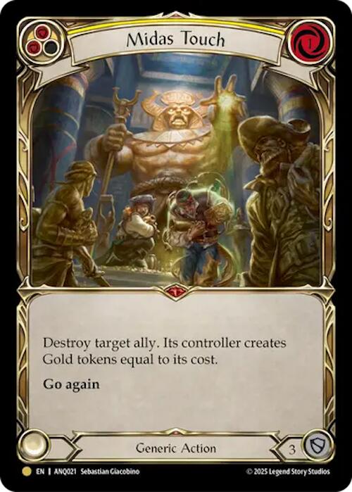 Midas Touch (Yellow) (Gold) [ANQ021] (Compendium of Rathe - Antiquity Pack) | Total Play