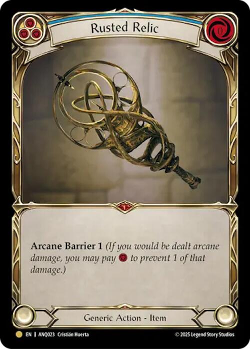 Rusted Relic (Blue) (Gold) [ANQ023] (Compendium of Rathe - Antiquity Pack) | Total Play