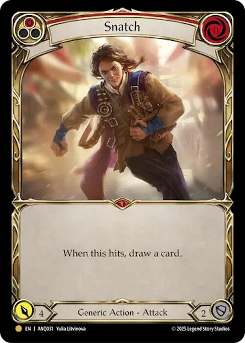 Snatch (Red) (Gold) [ANQ031] (Compendium of Rathe - Antiquity Pack) | Total Play