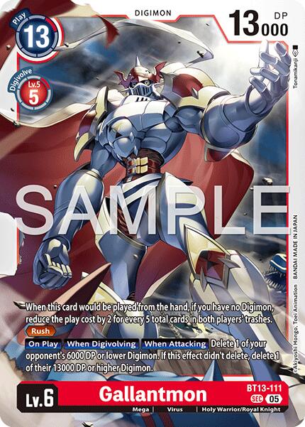 Gallantmon [BT13-111] [Advanced Booster Digimon Generation] | Total Play