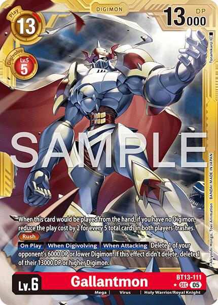 Gallantmon [BT13-111] (Alternate Art) [Advanced Booster Digimon Generation] | Total Play