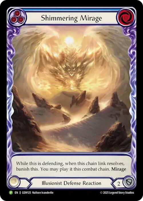 Shimmering Mirage [GEM125] (GEM Pack 4)  Rainbow Foil | Total Play