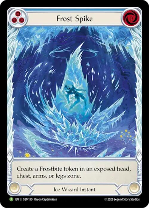 Frost Spike [GEM130] (GEM Pack 4)  Rainbow Foil | Total Play