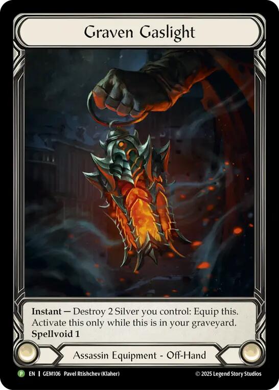 Graven Gaslight [GEM106] (GEM Pack 4)  Cold Foil | Total Play