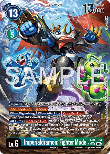 Imperialdramon: Fighter Mode [AD1-024] (Alternate Art) [Advanced Booster Digimon Generation] | Total Play