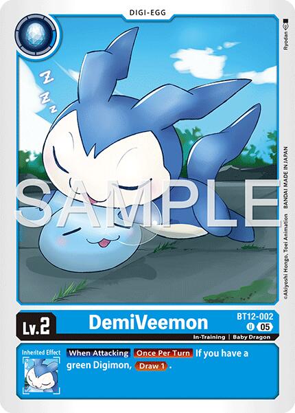 DemiVeemon [BT12-002] (Foil Reprint) [Advanced Booster Digimon Generation] | Total Play