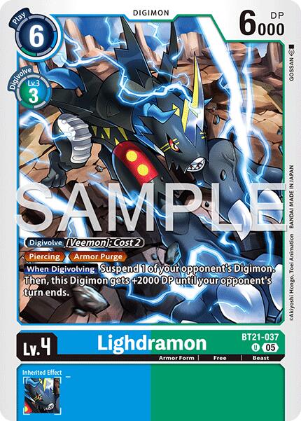 Lighdramon [BT21-037] (Foil Reprint) [Advanced Booster Digimon Generation] | Total Play