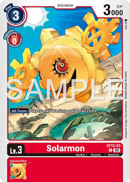 Solarmon [ST12-03] (Foil Reprint) [Advanced Booster Digimon Generation] | Total Play