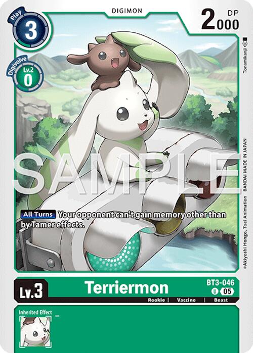 Terriermon [BT3-046] (Foil Reprint) [Advanced Booster Digimon Generation] | Total Play