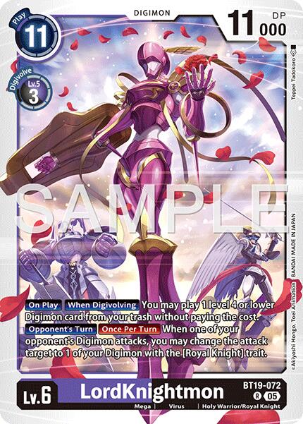 LordKnightmon [BT19-072] (Reprint) [Advanced Booster Digimon Generation] | Total Play