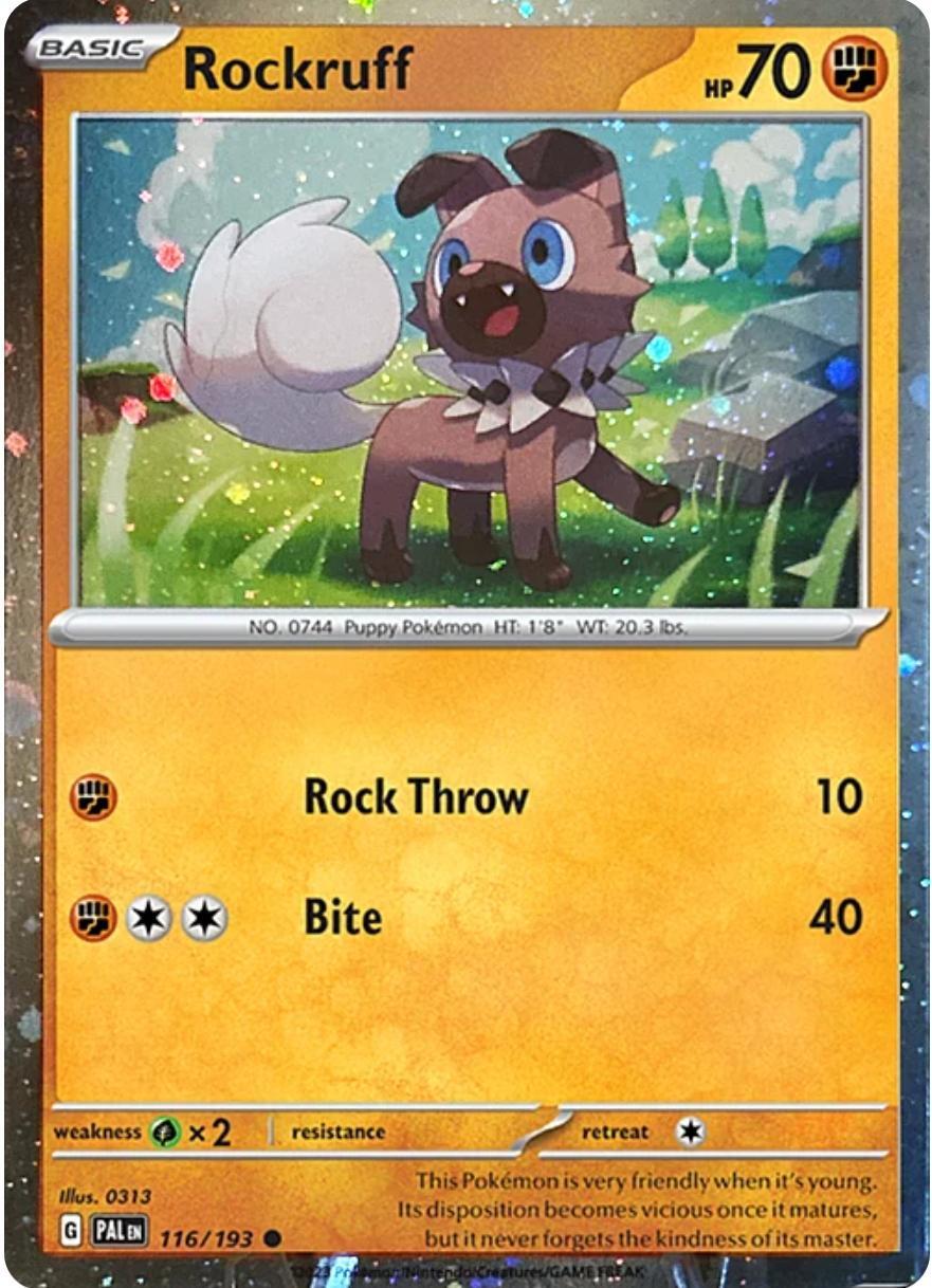 Rockruff (116/193) (Cosmos Holo) [Scarlet & Violet: Black Star Promos] | Total Play