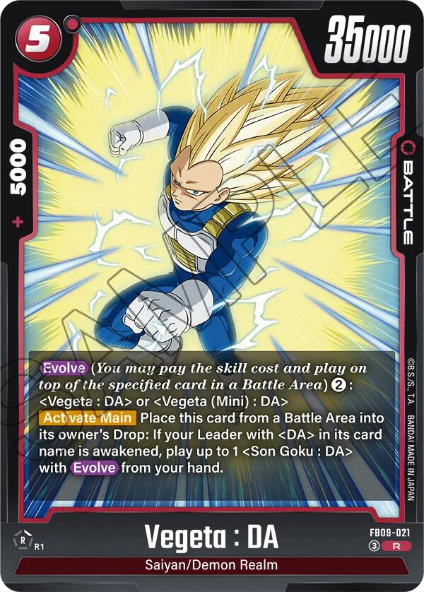 Vegeta : DA [Dual Evolution] | Total Play