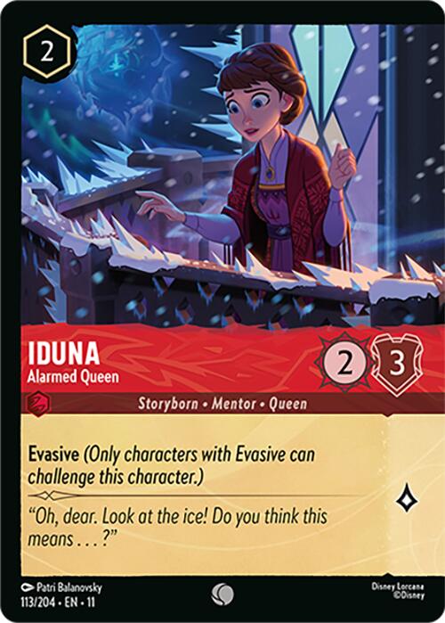 Iduna - Alarmed Queen (Foil) (113/204) [Winterspell] | Total Play