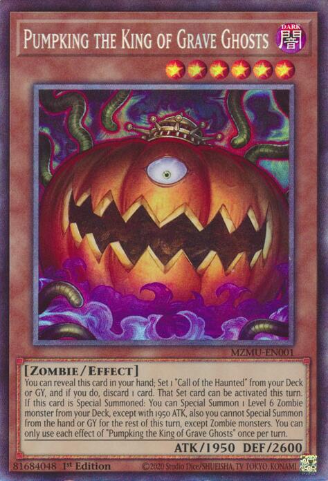 Pumpking the King of Grave Ghosts (Collector's Rare) [MZMU-EN001] Collector's Rare | Total Play