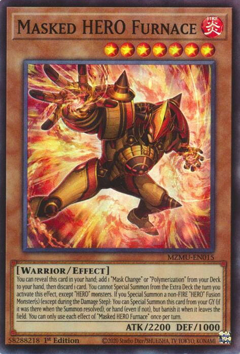 Masked HERO Furnace [MZMU-EN015] Super Rare | Total Play