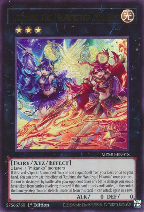 Uzuhime the Manifested Mikanko [MZMU-EN018] Ultra Rare | Total Play