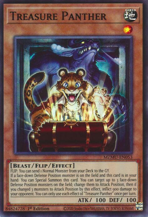 Treasure Panther [MZMU-EN053] Super Rare | Total Play