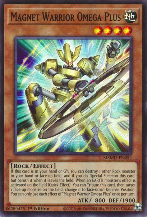 Magnet Warrior Omega Plus [MZMU-EN054] Super Rare | Total Play