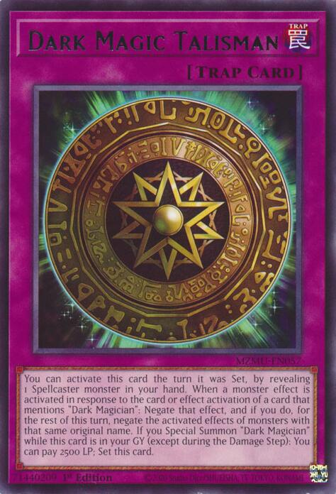 Dark Magic Talisman [MZMU-EN057] Rare | Total Play