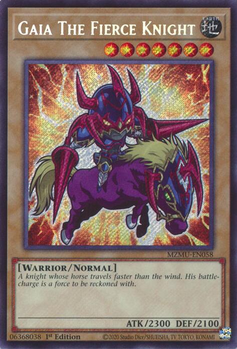 Gaia The Fierce Knight [MZMU-EN058] Secret Rare | Total Play