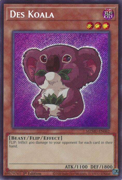 Des Koala [MZMU-EN062] Secret Rare | Total Play