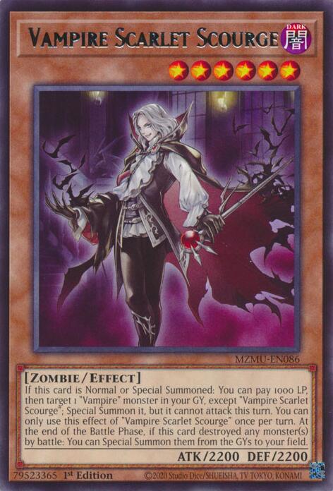 Vampire Scarlet Scourge [MZMU-EN086] Rare | Total Play