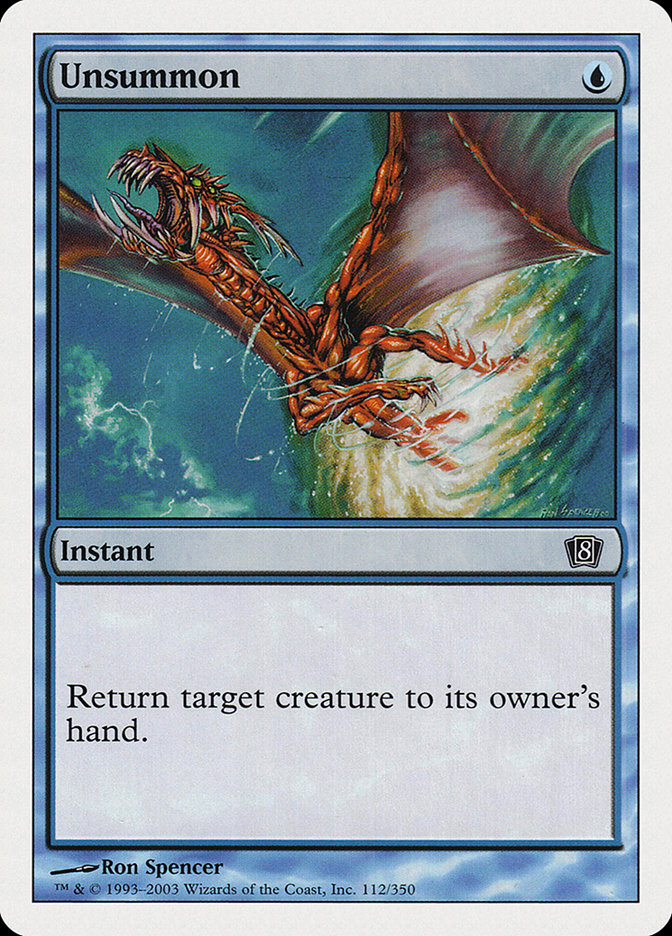 Unsummon [Eighth Edition] | Total Play
