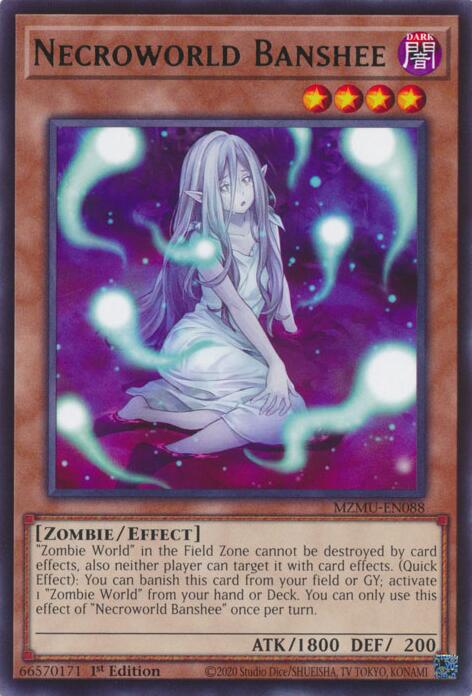 Necroworld Banshee [MZMU-EN088] Rare | Total Play