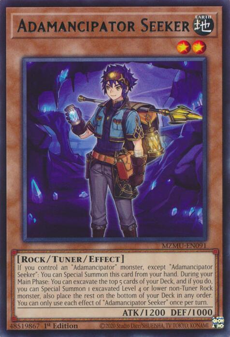 Adamancipator Seeker [MZMU-EN091] Rare | Total Play
