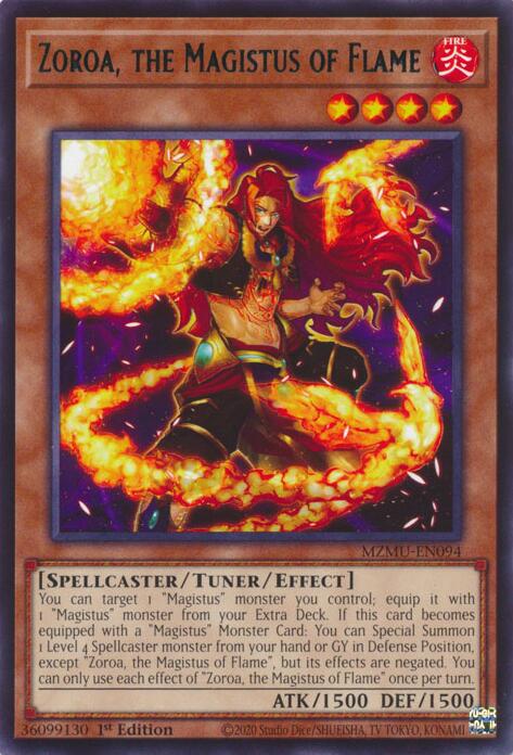 Zoroa, the Magistus of Flame [MZMU-EN094] Rare | Total Play