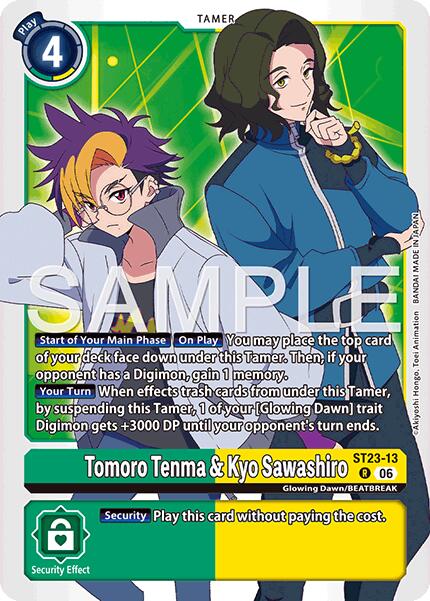 Tomoro Tenma & Kyo Sawashiro [ST23-13] [Starter Deck: Beatbreak] | Total Play