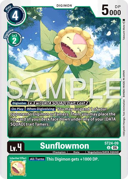 Sunflowmon [ST24-09] [Starter Deck: Data Squad] | Total Play