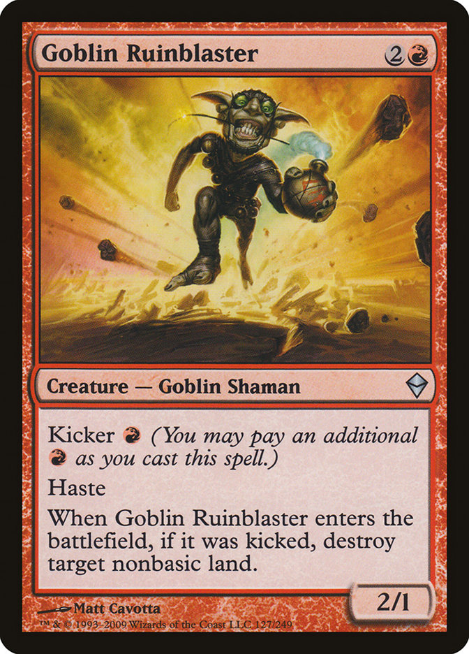 Goblin Ruinblaster [Zendikar] | Total Play