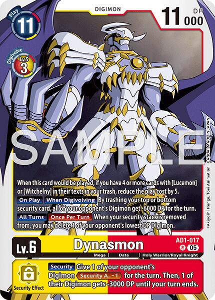 Dynasmon [AD1-017] [Advanced Booster Digimon Generation] | Total Play
