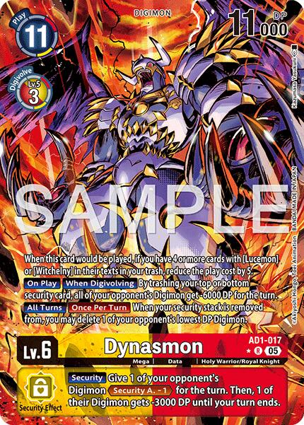 Dynasmon [AD1-017] (Alternate Art) [Advanced Booster Digimon Generation] | Total Play