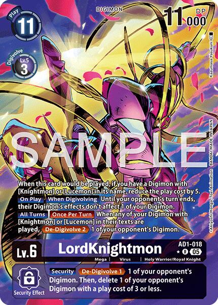 LordKnightmon [AD1-018] (Alternate Art) [Advanced Booster Digimon Generation] | Total Play