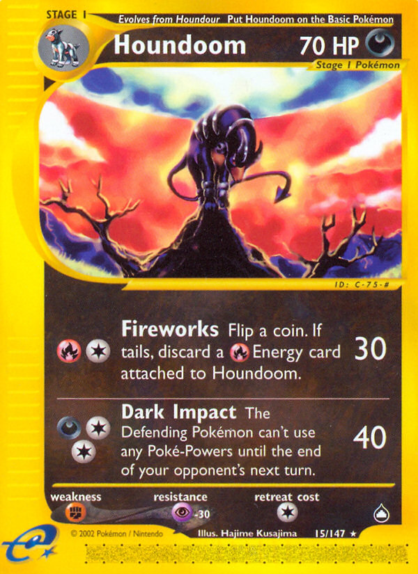 Houndoom (15/147) [Aquapolis] | Total Play