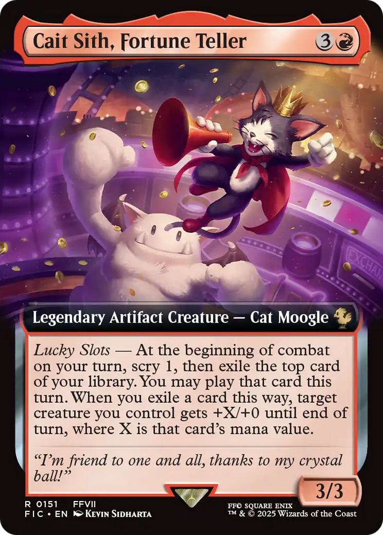 Cait Sith, Fortune Teller (Extended Art) [FINAL FANTASY Commander] | Total Play